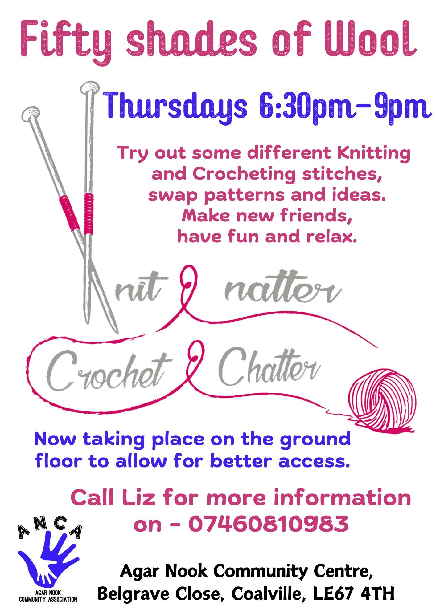 Fifty Shades of Wool, Thursdays 6 until 9pm